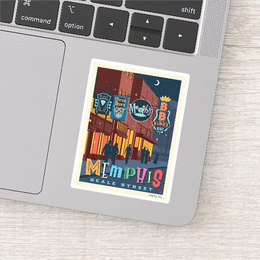 TN,メンフィス | ビール通りネオン シール (詳細)