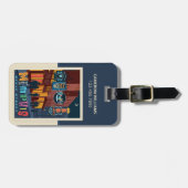 TN，メンフィス | ビール通りネオン ラゲッジタグ (正面横)