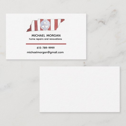 TN state flag business cards 名刺 (正面/裏面)