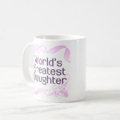 TN_Worldで最も素晴らしい娘のマグ コーヒーマグカップ (正面左)