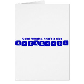 TNETENNBA -おはよう