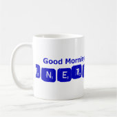 TNETENNBA -おはよう コーヒーマグカップ (左)