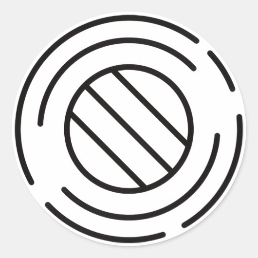 TNHY Stickers ラウンドシール (正面)