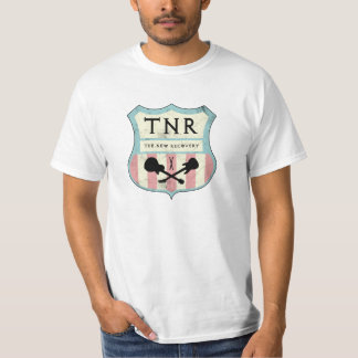TNRの道路標識(泡、クリーム及びメロン)のTシャツ Tシャツ