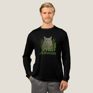 TNRアドボケイト 猫レスキュー 長袖Tシャツ トライブレンドTシャツ