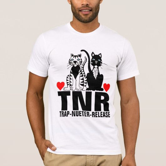TNRキャットレスキューNUETERリリースTシャツ Tシャツ (正面)