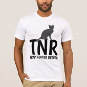 TNRトラップニュータリターンネコTシャツ Tシャツ (正面)