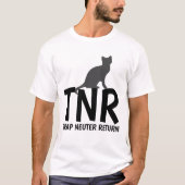 TNRトラップニュータリターンネコTシャツ Tシャツ (正面)