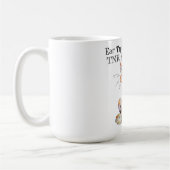 TNRトラップ、ニューター、リターンライフ救マグ コーヒーマグカップ (左)