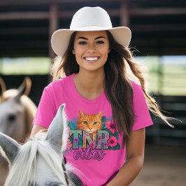 TNRビーズトラップノイターリターンキャットレスキュー Tシャツ