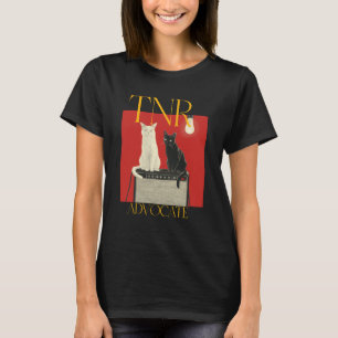 TNR Advocate Cats Trap Neuter Returnおもしろい Tシャツ