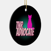 TNR ADVOCATE TRAP NEUTER RELEASE CAT ORNAMENT セラミックオーナメント (右)
