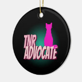 TNR ADVOCATE TRAP NEUTER RELEASE CAT ORNAMENT セラミックオーナメント (左)