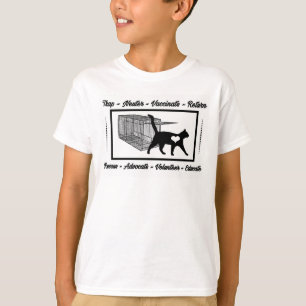 TNR CATレスキュートラップ中性子ワクチン接種復帰 Tシャツ