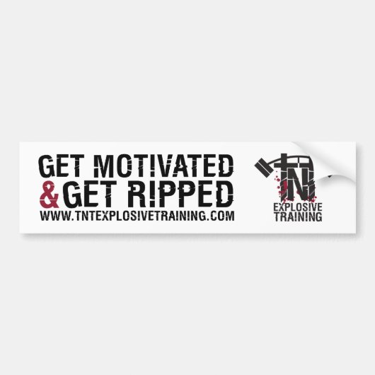 TNTのバンパーステッカー バンパーステッカー (正面)