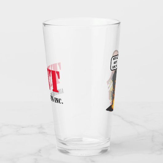 TNTの娯楽子供はガラスパイント興奮します タンブラーグラス (右)