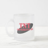 TNTの娯楽子供は曇らされたマグ興奮します フロストグラスマグカップ (左)