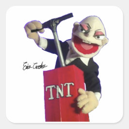 TNTの起爆装置を持つパペットパンク スクエアシール