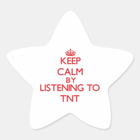 TNT保に対し聞て冷静に 星シール (正面)