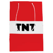 TNT抱き枕 – ゲーマーパーティー爆発 ミディアムペーパーバッグ (正面)