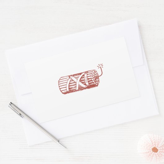 TNT 長方形シール (封筒)