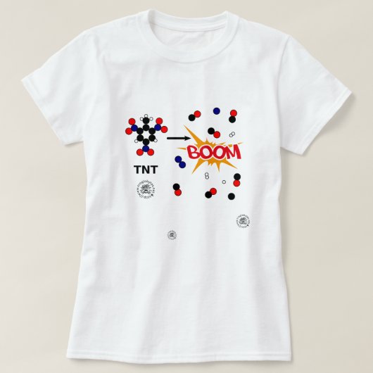TNT->BOOM Tシャツ (デザイン正面)