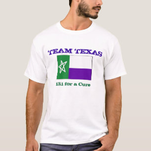 TNT TXの旗、チームテキサス州治療のための13.1 Tシャツ