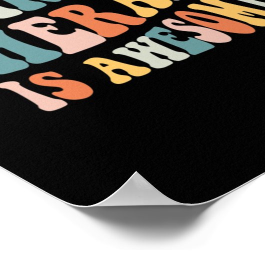 toセラピーは素晴らしメンタルヘルス認識度Retr ポスター (角)