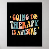 toセラピーは素晴らしメンタルヘルス認識度Retr ポスター (正面)