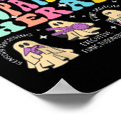 To職業セラピーセラピストハロウィン不気味 ポスター (角)