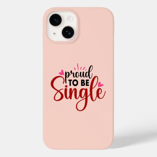 To誇りを持った Beタイポグラフィ独身の引用文ことわざ女性 Case-Mate iPhoneケース (裏面)
