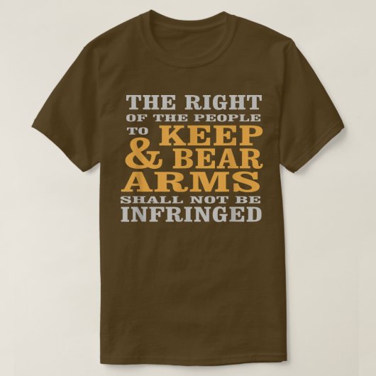To 保 & Bear Arms Pro Gun 1950 Tシャツ (デザイン正面)
