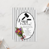 To a brilliant lawyer's birthday カード (正面/裏面インサイチュ)