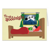 To All a Goodnight"ゲストカード (正面横)