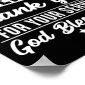 To all Veterans thank you for your service ポスター (角)