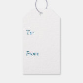 To And From誕生日Anime Girl ギフトタグ (裏面)