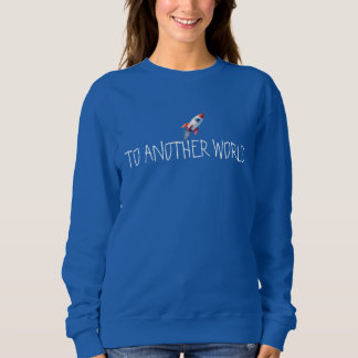 To Another World Astronaut - Royal Blue Sweatshirt スウェットシャツ