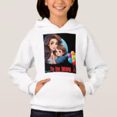 To be Mom customised premium classic Hoodies (正面)