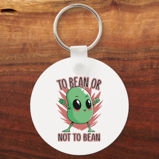 To bean or not to bean キーホルダー (裏面)