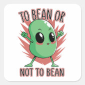 To bean or not to bean スクエアシール (正面)