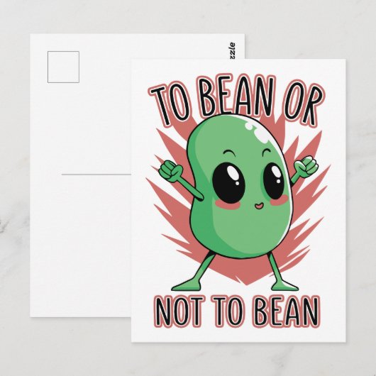 To bean or not to bean ポストカード (正面/裏面)