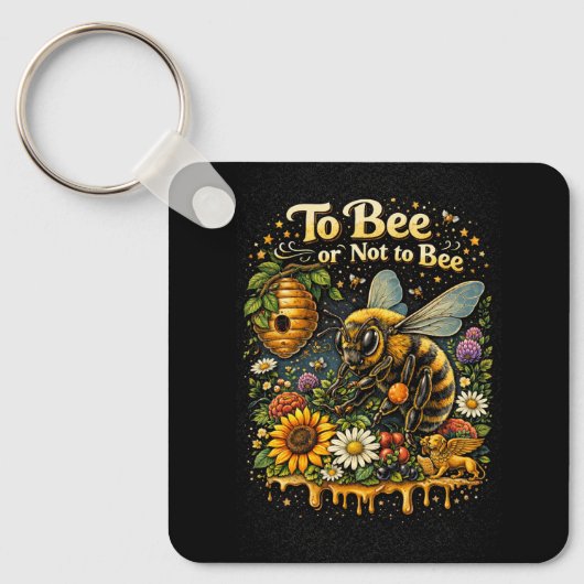 To Bee or Not to Bee キーホルダー (正面)