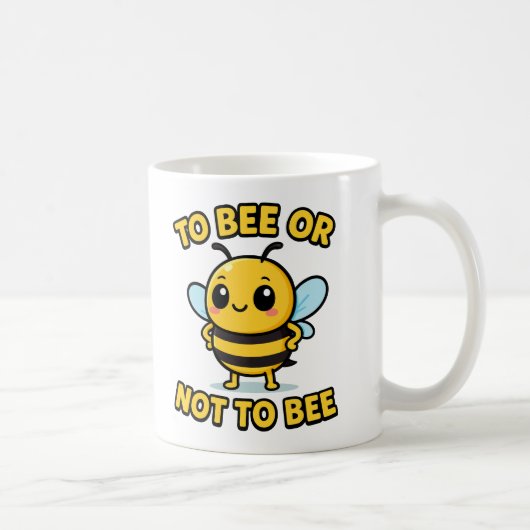 To bee or not to bee コーヒーマグカップ (右)