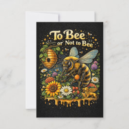 To Bee or Not to Bee サンキューカード