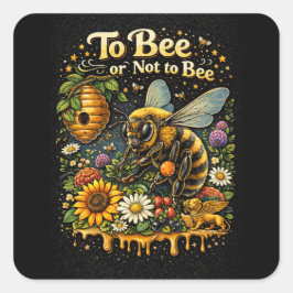 To Bee or Not to Bee スクエアシール