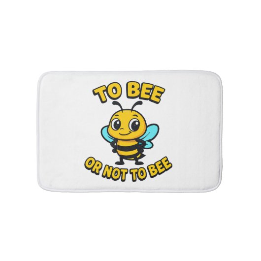 To bee or not to bee バスマット (正面)