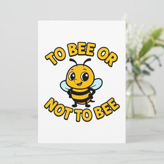 To bee or not to bee 招待状 (スタンド正面)