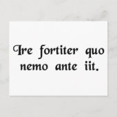 To boldly go where no man has gone before. ポストカード (正面)