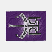 To Dance (生まれ基本) フリースブランケット (正面(横))