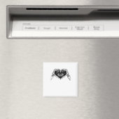 To Death – スケルトンハンドハート マグネット (インサイチュ (食洗機))